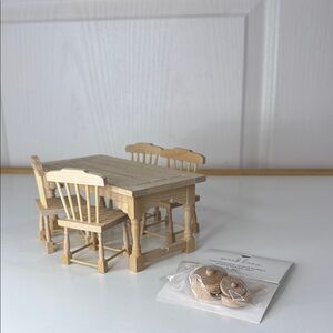 DIY Park Lane Natural Wood Dining